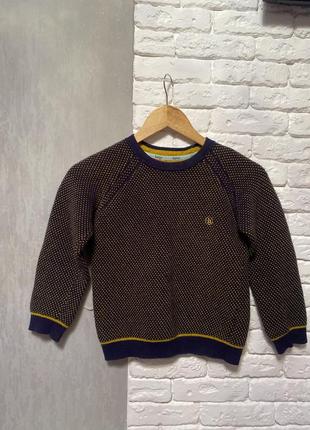 Светр з вовни мериноса, пуловер напіввовняний , светер на хлопчика 9-10р. tad baker