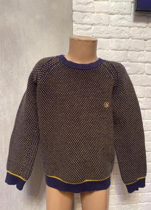 Светр з вовни мериноса, пуловер напіввовняний , светер на хлопчика 9-10р. tad baker2 фото