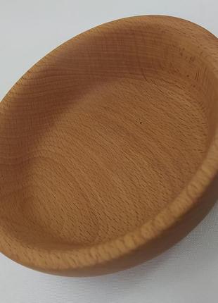 Тарелка деревянная круглая, d 19.5 см.6 фото
