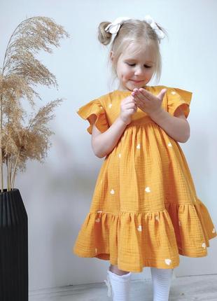 Муслиновое платье детское. платье из муслина. муслінова сукня. сарафан із мусліну2 фото