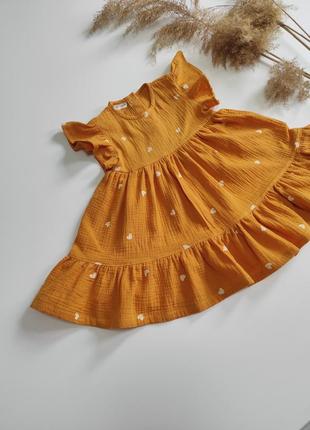 Муслиновое плаття дитяче. сукня з мусліну. муслінова сукня. сарафан із мусліну7 фото