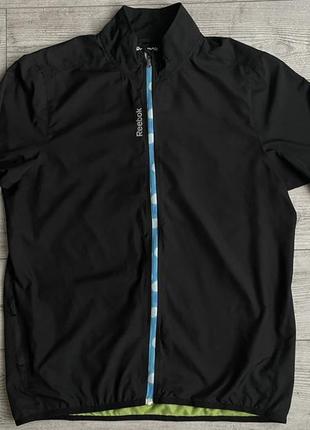 Куртка\вітровка reebok running woven jacket2 фото