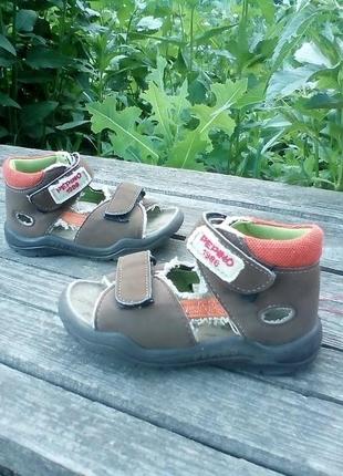 Супер легкие и стильные босоножки ricosta ecco 23-24р-14,5см