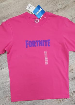 Ярка, крутая коллекционная футболка унисекс от uniqlo. коллаборация с fortnite7 фото