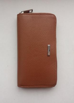 Кожаный кошелек портмоне pulicati итальялия натуральная кожа фактура2 фото