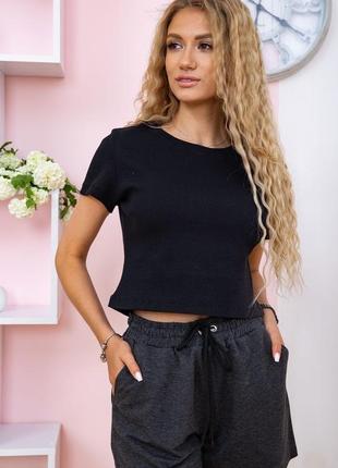 Футболка топ в рубчик5 фото