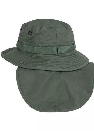 Капелюх helikon панама з додатковим знімним капюшоном (розмір l) - olive green - ka-bon-pr-02