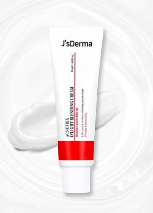 Восстанавливающий крем для проблемной кожи jsderma acnetrix blending cream1 фото