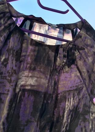 Фіолетове диво) блуза з квіткою4 фото