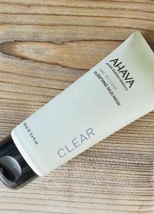 Ahava time to clear purifying mud mask грязевая маска для лица1 фото