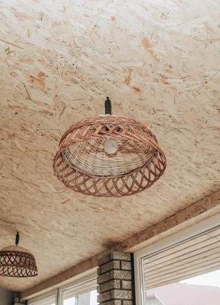 Плетеная бра ручной работы из лозы | люстры плетеные ручной работы из лозы  | торшеры...