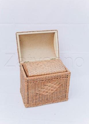 Сундук из лозы ручной работи (в наборе 3) | корзина плетеная для хранения из лозы | ящик из лозы