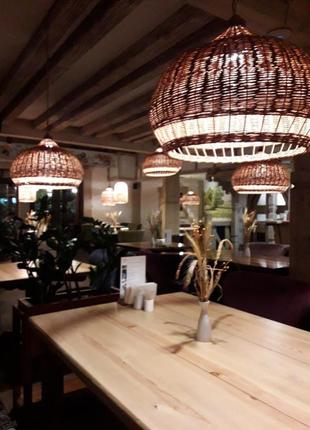 Люстра из лозы  под размер