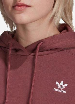 Худи женская кофта adidas originals short hoodie4 фото