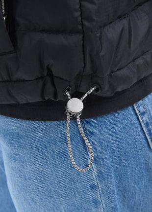 Куртка весенняя женская levi's® edie packable jacket caviar4 фото