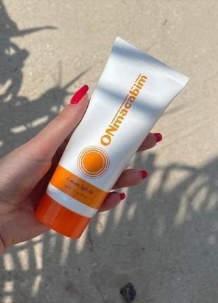 Сонцезахисний крем onmacabim pr sunblock spf-30 cream