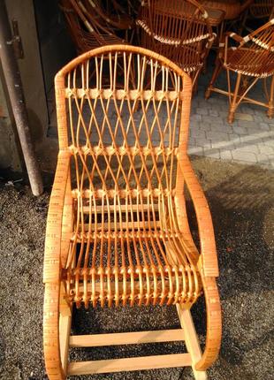 Плетене крісло гойдалка дитяче