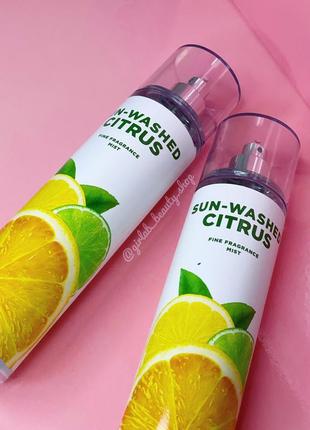 Парфумований спрей для тіла sun-washed citrus від bath&body works 💖