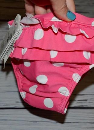 0-6 месяцев новые плавки трусики для бассейна с рюшами для вашей модницы