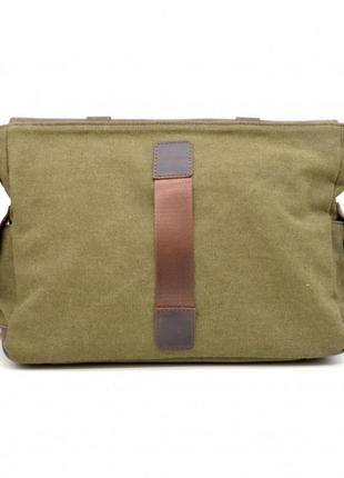 Мужская сумка через плечо парусина и кожа rh-6690-4lx бренда tarwa3 фото