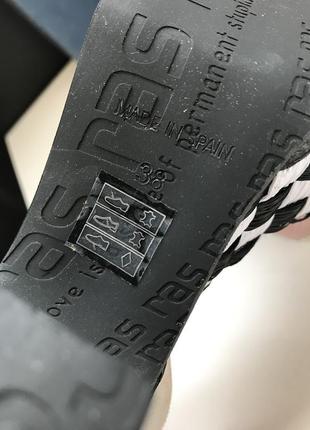 Итальянские кожаные серебристые босоножки на платформе, босоножке на толстом каблуке 38 39 размер ras 🇮🇹7 фото