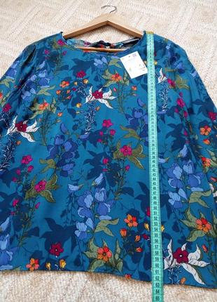 Яскрава легка блуза, блузка відyessica c&a, віскоза, квітковий принт, розмір євро 368 фото
