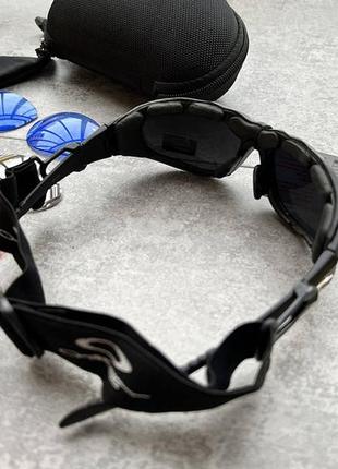 Тактические тактичні очки co сменными линзами фирма для военных для стрельбы антиблик очки зсу всу окуляри жіночі чоловічі універсальні oakley4 фото