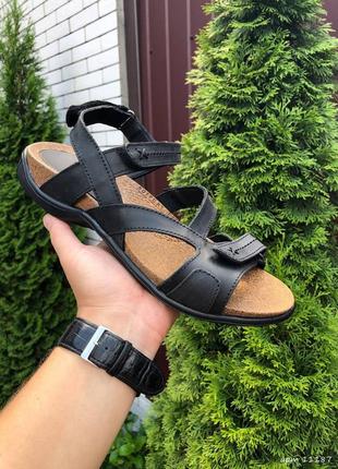 Сандалії Чоловічі step чорні натуральна шкіра