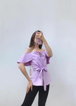 Лавандова блуза lavish alice1 фото