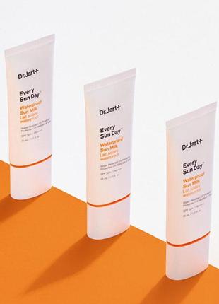 Водостійкий сонцезахисний крем dr.jart+ every sun day waterproof sun milk spf 50+pa++++