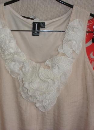 Легеньке романтичне літнє платтячко сукня а-силуету без рукавів2 фото