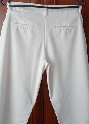Гарні класичні білі штани5 фото