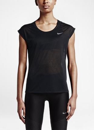 Новая оригинальная легенькая спортивная футболка nike dri fit cool breeze8 фото