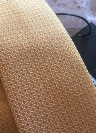Нова стильна золотиста краватка moss london5 фото