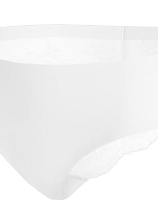 Трусики бразиліана безшовні julimex tanga білі -s m l xl3 фото