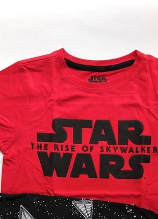 Пижама летняя поштучно мальчику футболка шорты star wars primark2 фото