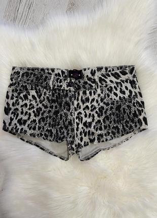 Короткие шорты леопардовый принт ♥️1 фото