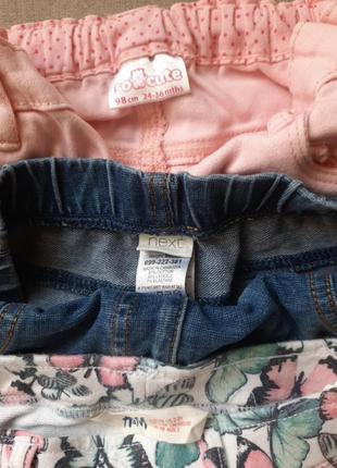 Штани на дівчинку, джинси 2-3 роки3 фото