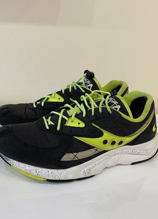 Кроссовки saucony aya 70460 black/neon 42,5 27см оригинал2 фото