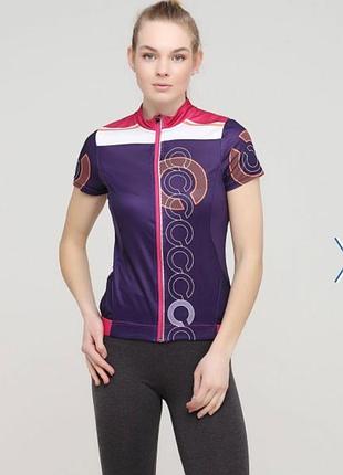 Спортивна кофта футболка для спорта фіолетового кольору crivit