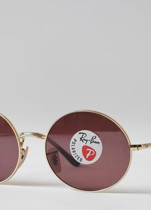 Солнцезащитные очки ray ban oval polarized, 0rb1970