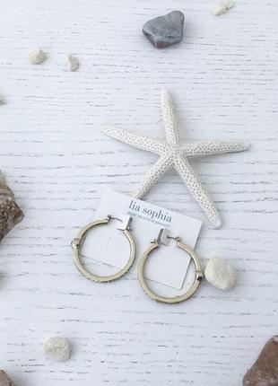 Сережки кольца