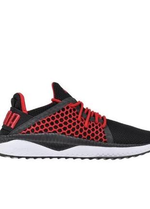 Кросівки puma tsugi netfit "black/red"