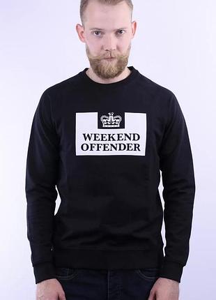 Світшот weekend offender penitentiary sweatshirt n370 black1 фото