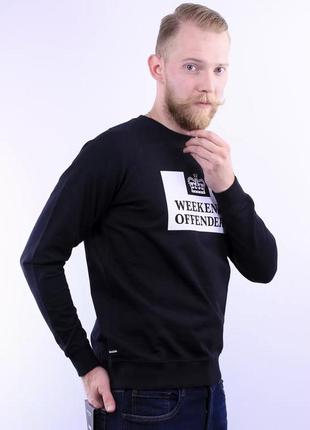 Світшот weekend offender penitentiary sweatshirt n370 black3 фото