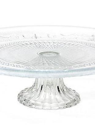 Тортовница ajour &oslash;32.5см, блюдо на ноге-подставке