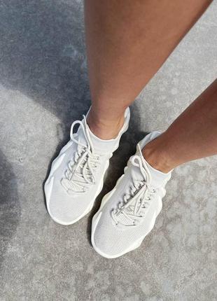 Літні текстильні кросівки adidas yeezy boost 450 cloud white3 фото