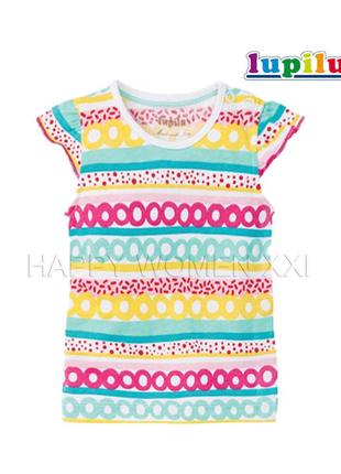 1-2 роки футболка для дівчинки бавовна дитяча літня натуральна футболочка короткий рукав бавовняна