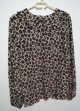 100% віскоза великий розмір натуральна жіноча блуза з трендовим коміром супер якість!!!4 фото