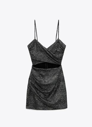 Сукня, сарафан з блискітками zara, розмір s